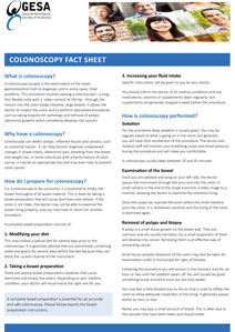 Colonoscopy Fact Sheet